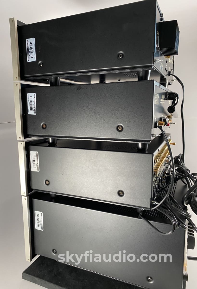 Mcintosh 4 Piece System From The 1980S And 1990S = C37 + Mc7200 Mcd7007 Mr7083 Skyfi Curated
