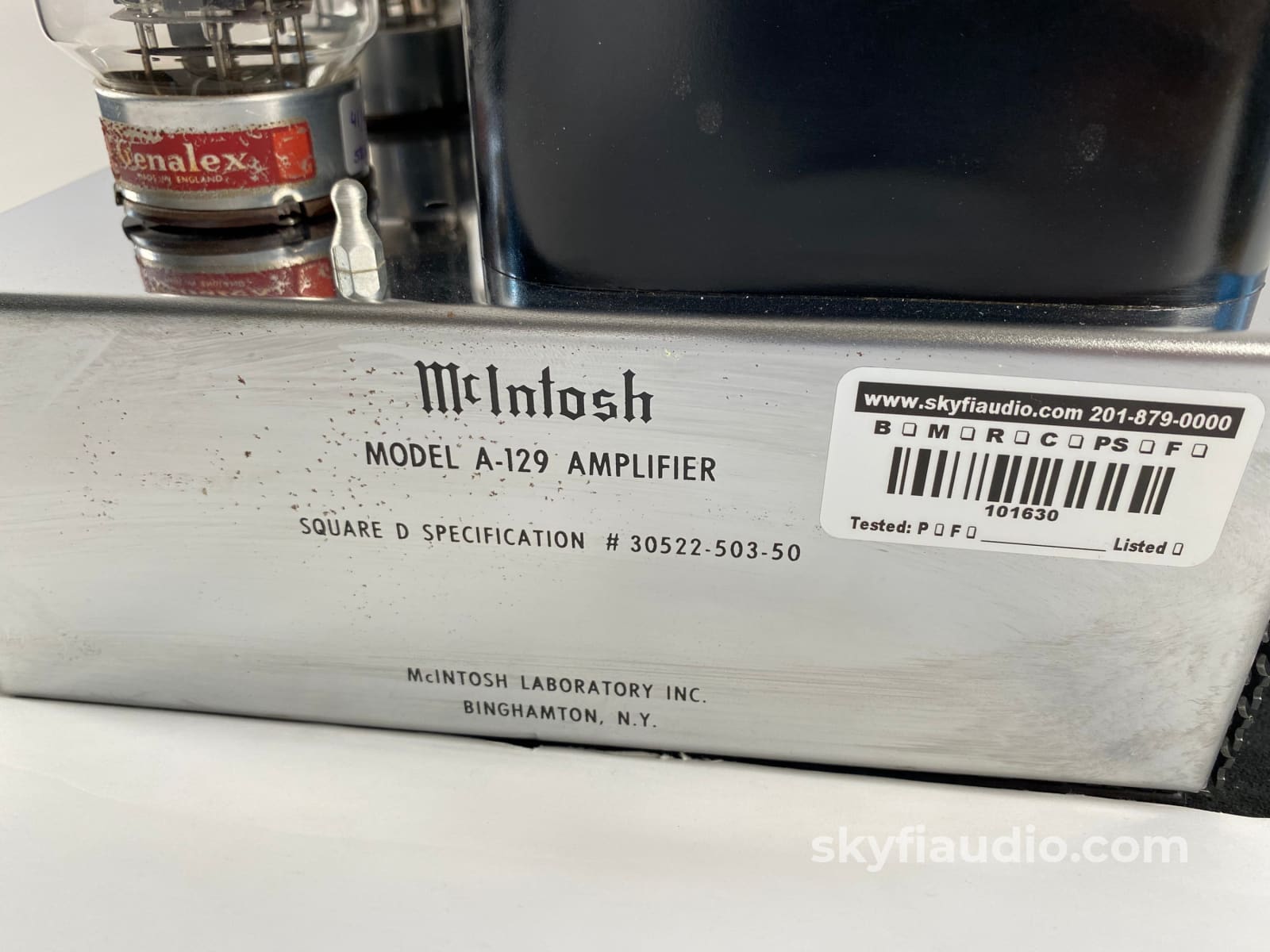 Mcintosh A-129 Mono Tube Amplifier - Super Rare All Original And Unrestored