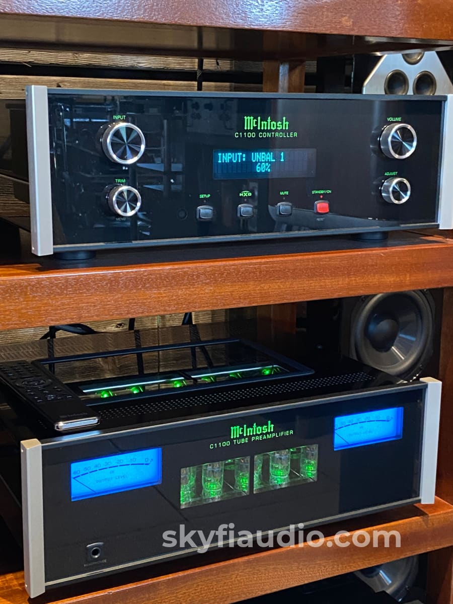 Mcintosh C1100 All Tube Flagship Preamplifier - In Store Only