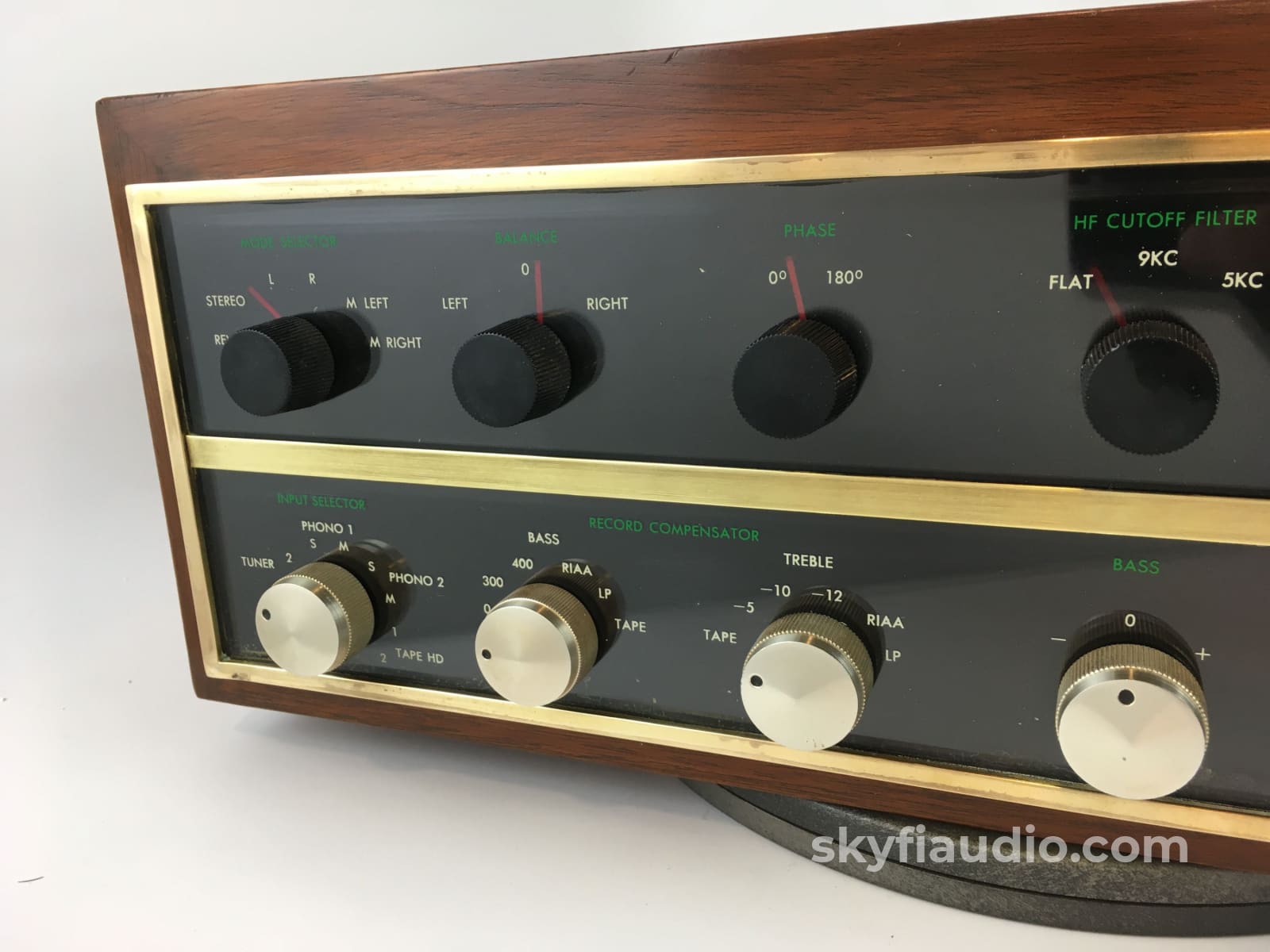 Mcintosh C20 Stereo Tube Preamp In Rare Brass Collectable And Serviced Preamplifier