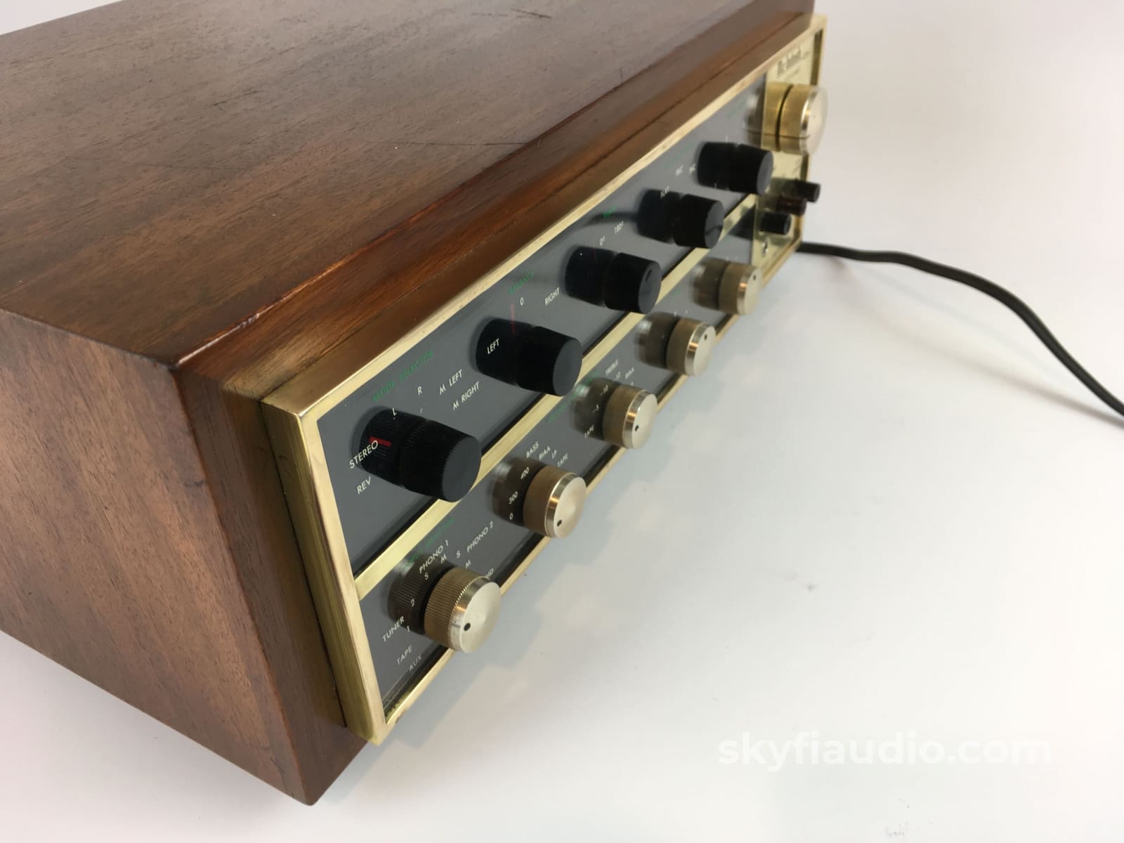 Mcintosh C20 Stereo Tube Preamp In Rare Brass Collectable And Serviced Preamplifier