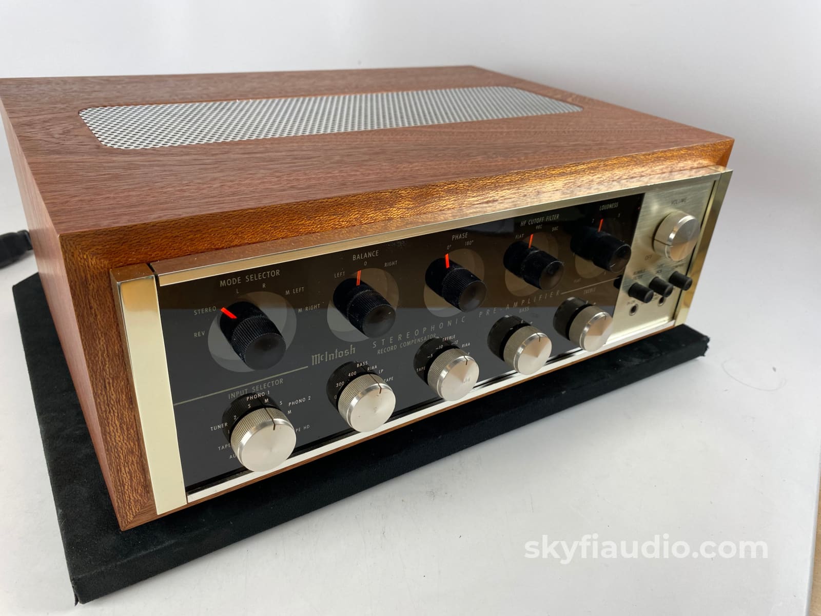 Mcintosh C20 Vintage Tube Preamp With Custom Case And Full Telefunken Complement Preamplifier