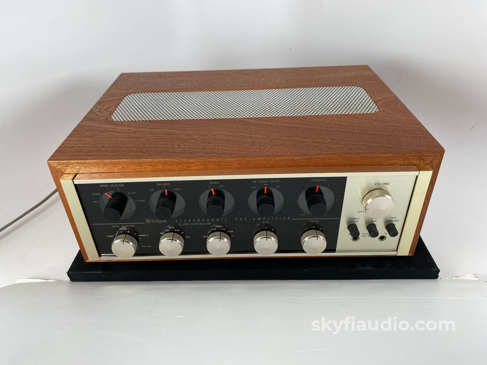Mcintosh C20 Vintage Tube Preamp With Custom Case And Full Telefunken Complement Preamplifier