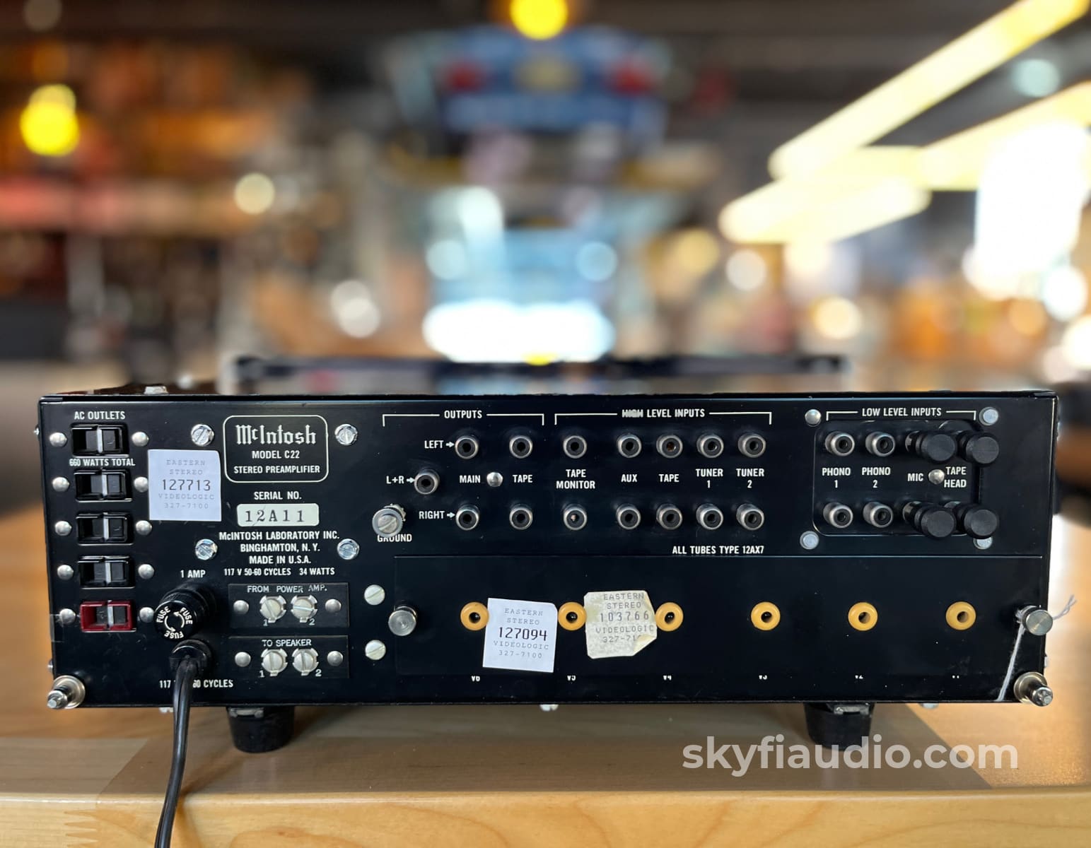 McIntosh C22 Vintage All-Tube Preamp - Serviced Preamplifier