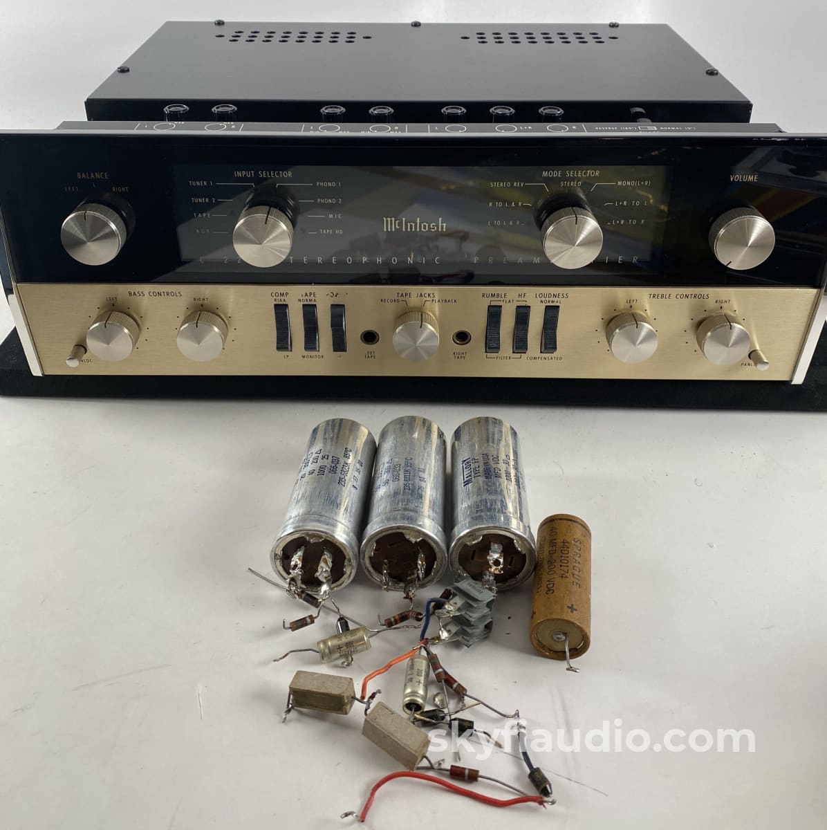 Mcintosh C22 Vintage Tube Preamplifier Restored Highly Collectable