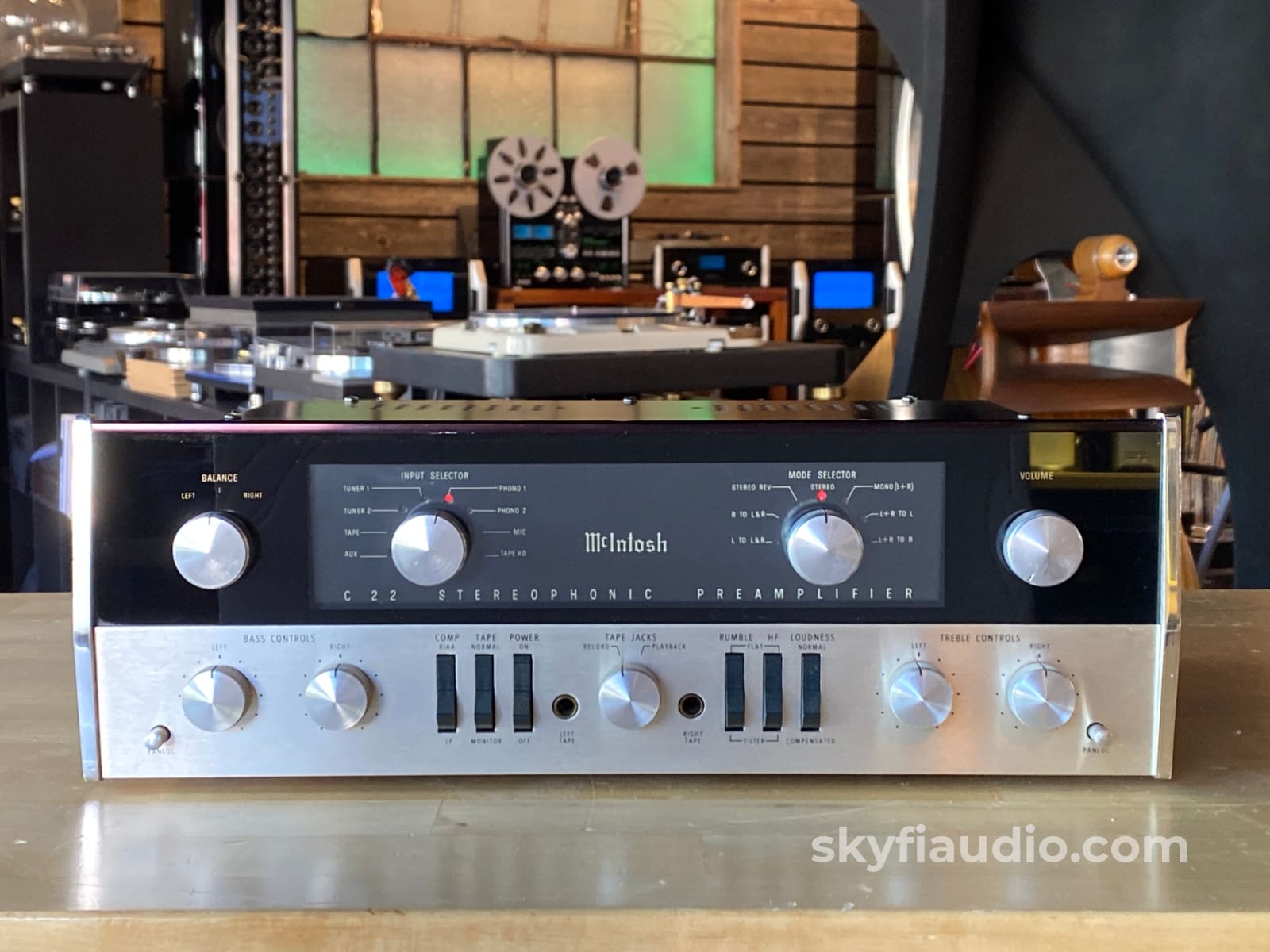 Mcintosh C22 Vintage Tube Preamplifier Restored Highly Collectable