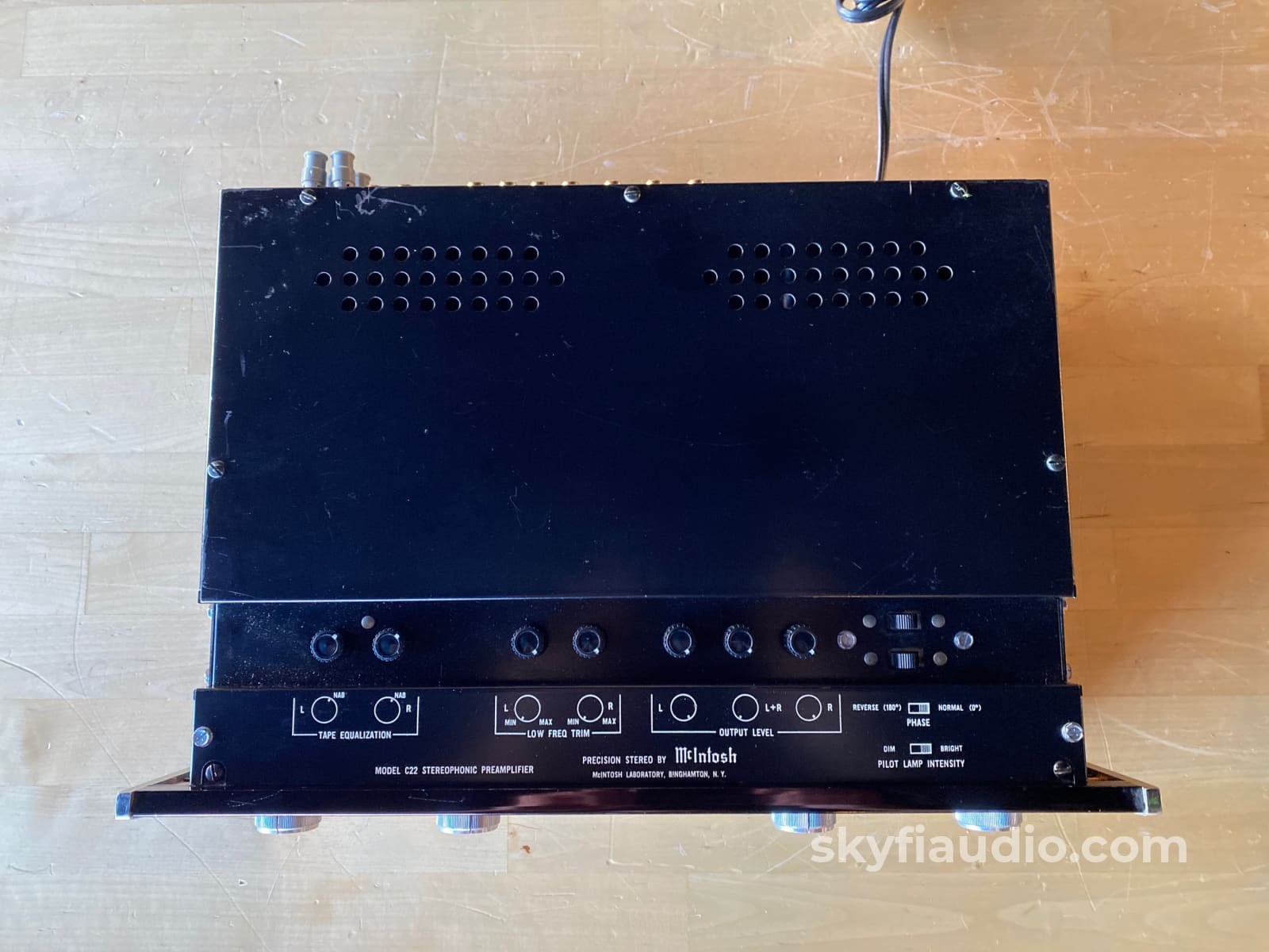 Mcintosh C22 Vintage Tube Preamplifier Restored Highly Collectable