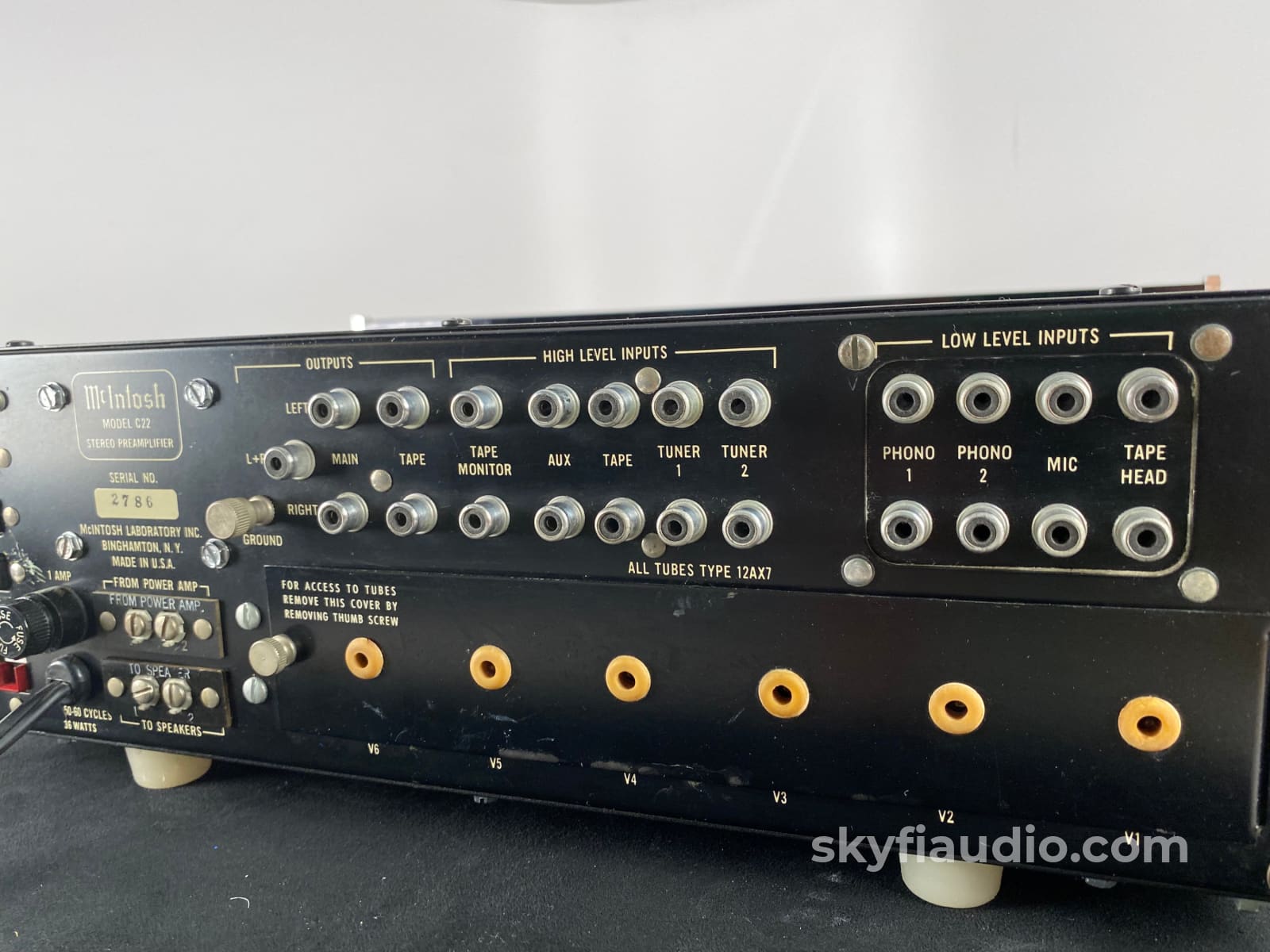 Mcintosh C22 Vintage Tube Preamplifier Restored Highly Collectable