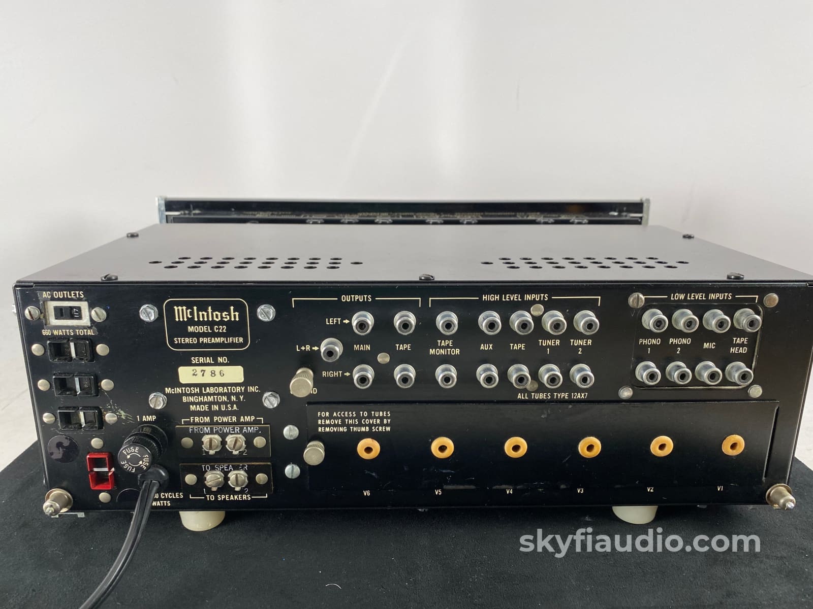 Mcintosh C22 Vintage Tube Preamplifier Restored Highly Collectable