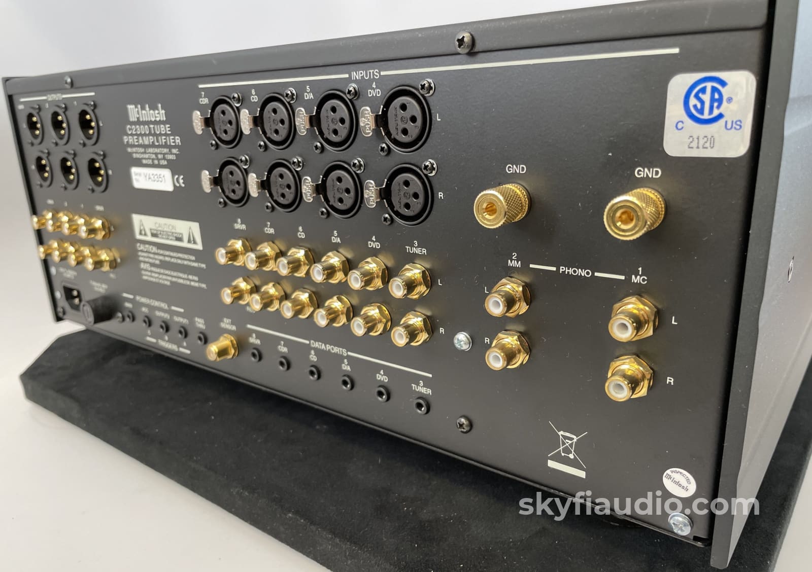Mcintosh C2300 All Tube Analog Preamplifier With Extras