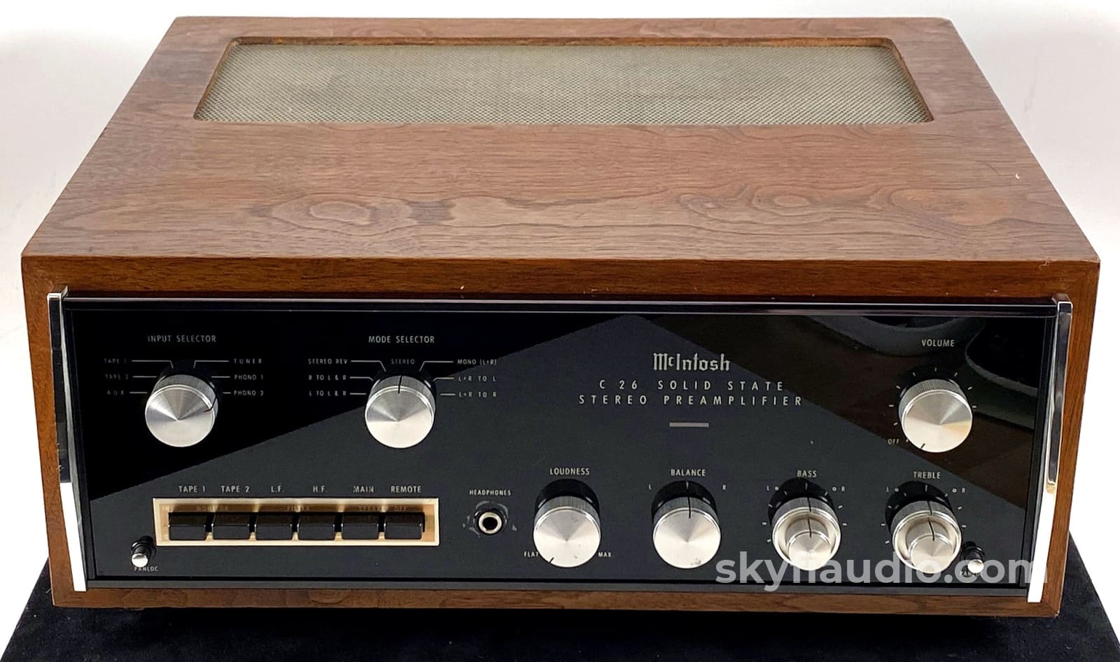 Mcintosh C26 Vintage Preamp In Gorgeous Wood Case Serviced Preamplifier