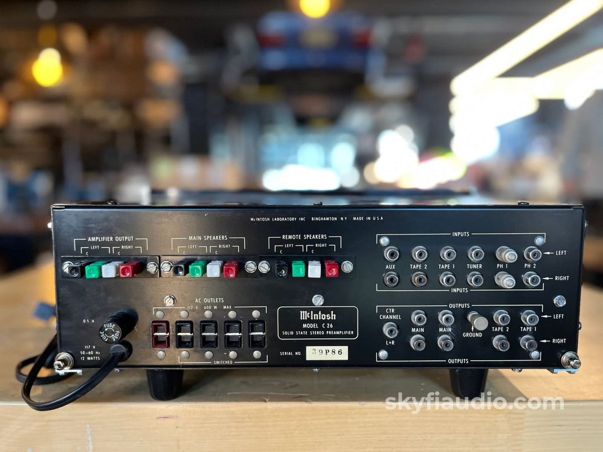 Mcintosh C26 Preamp - Survivor Preamplifier