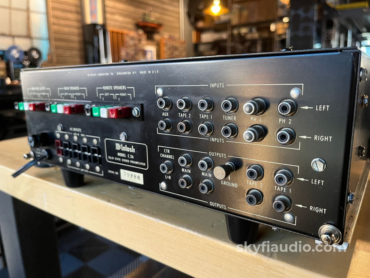 Mcintosh C26 Preamp - Survivor Preamplifier