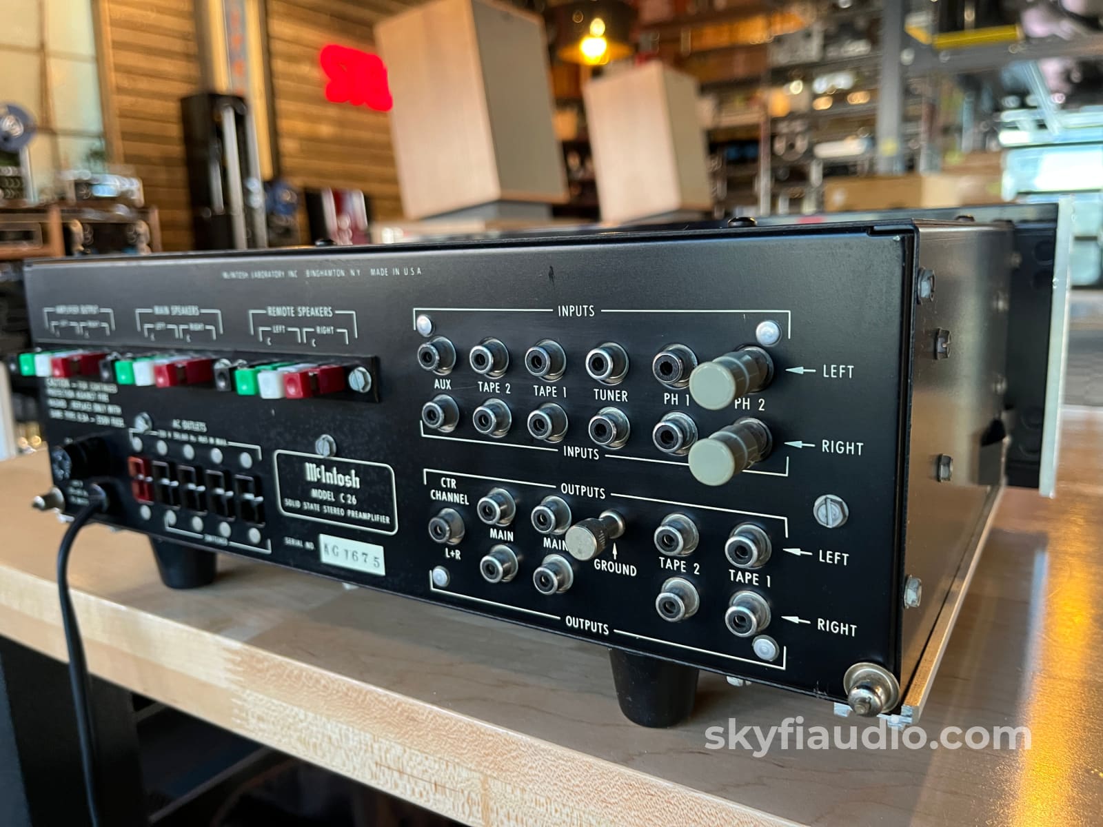 McIntosh C26 Vintage Solid State Preamplifier- Lightly Serviced Preamplifier