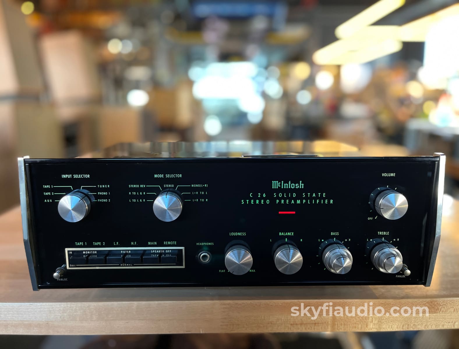 McIntosh C26 Vintage Solid State Preamplifier- Lightly Serviced Preamplifier