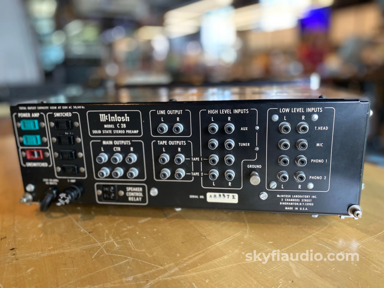 Mcintosh C28 All Analog Vintage Preamp - Clean Preamplifier