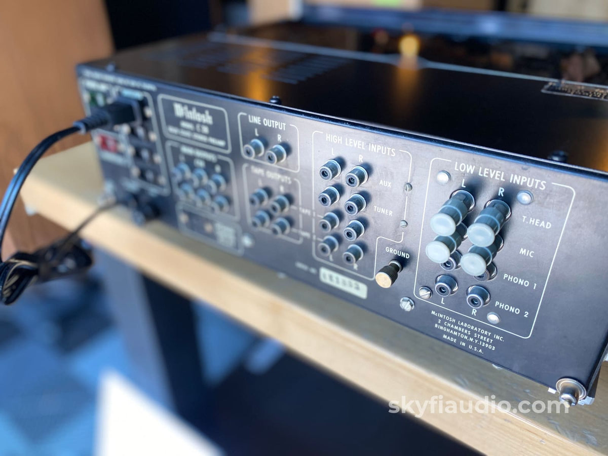 Mcintosh C28 Vintage Analog Preamp With Phono - Serviced Rec0T1O0Myntes6Nd