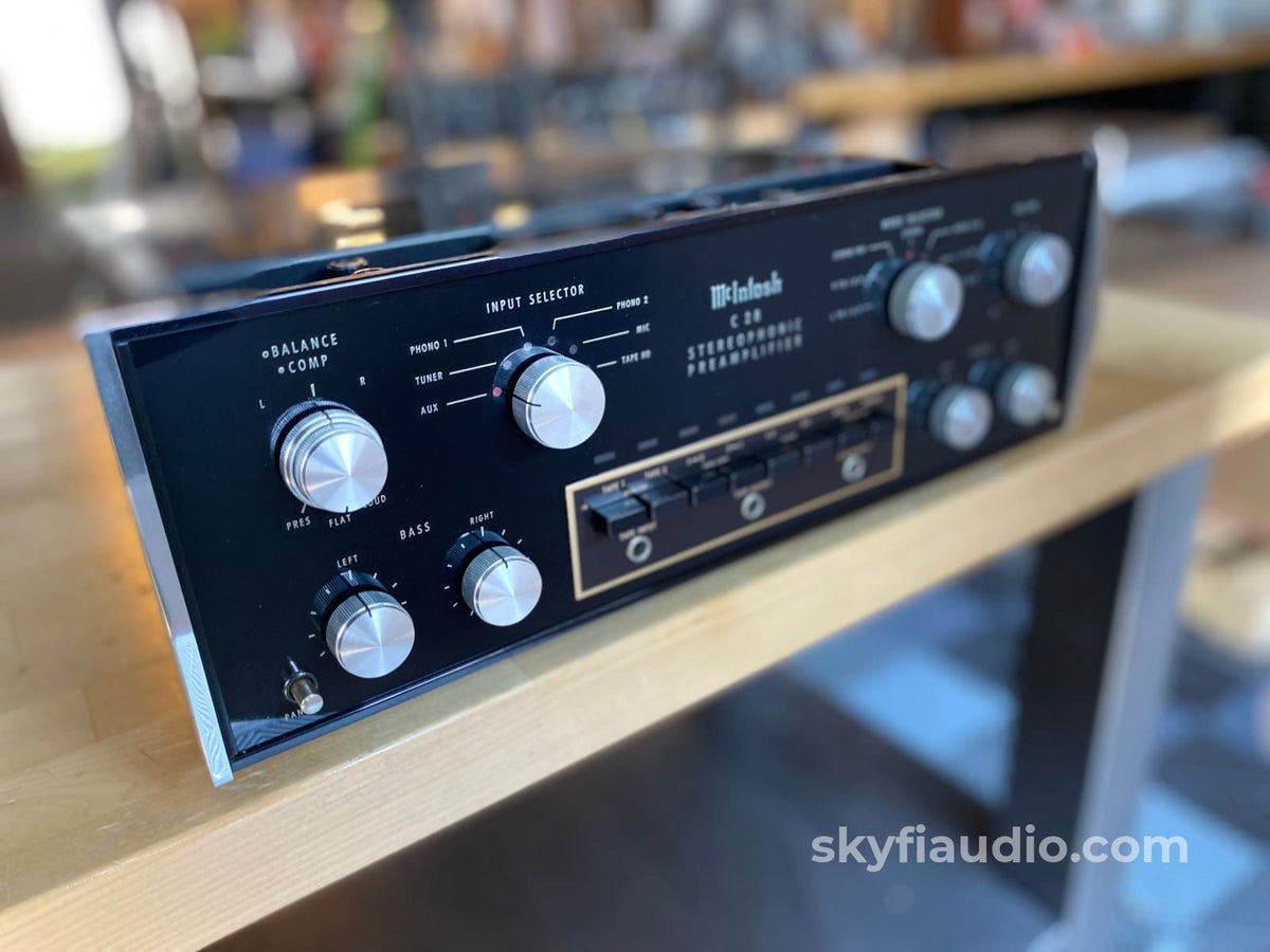 Mcintosh C28 Vintage Analog Preamp With Phono - Serviced Rec0T1O0Myntes6Nd