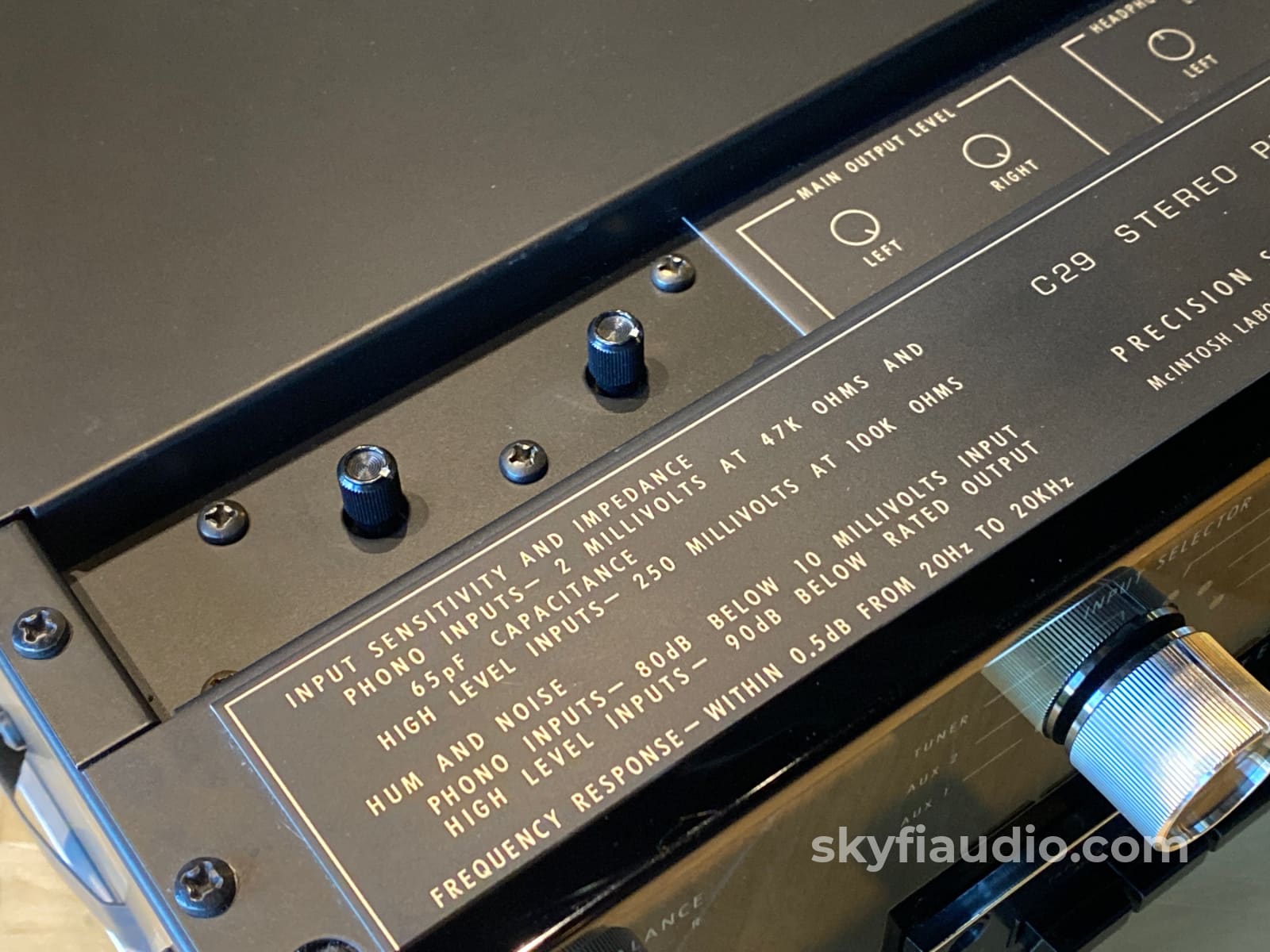 Mcintosh C29 Vintage Preamplifier