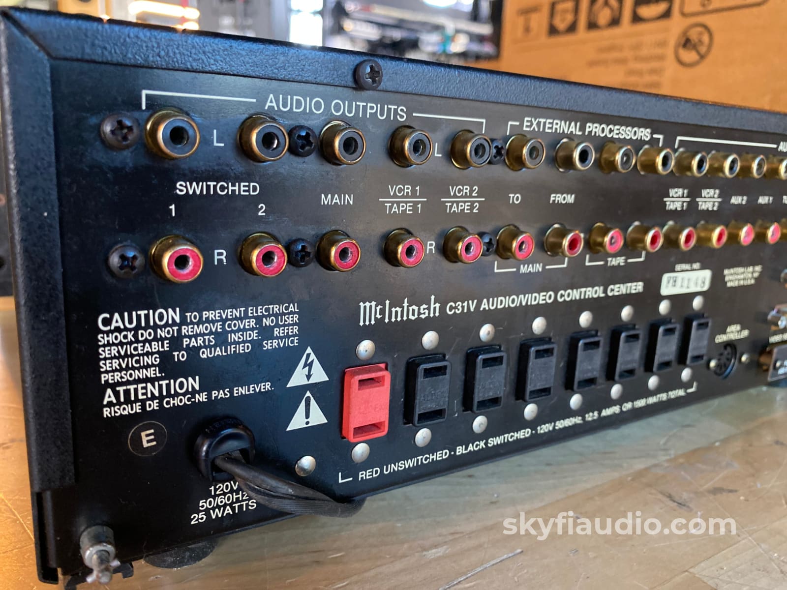 Mcintosh C31V Vintage Full Featured Preamp With Remote Control Preamplifier