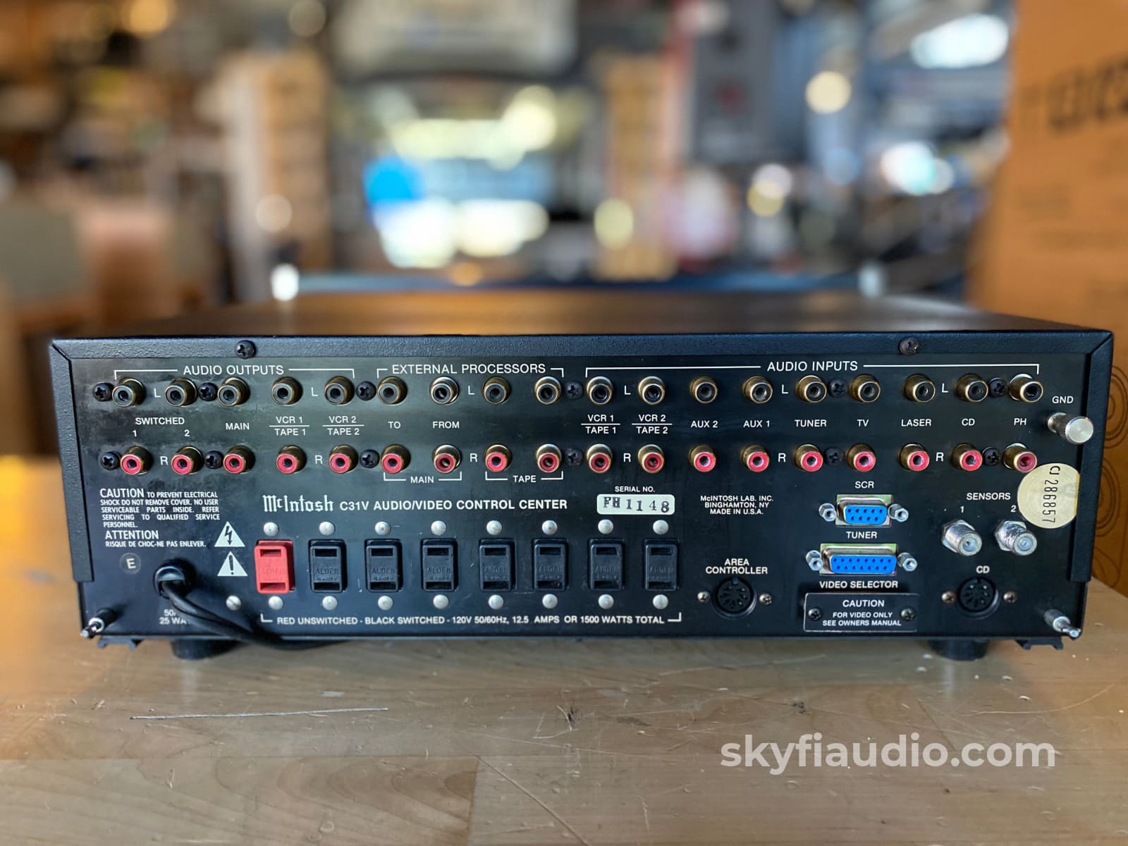 Mcintosh C31V Vintage Full Featured Preamp With Remote Control Preamplifier