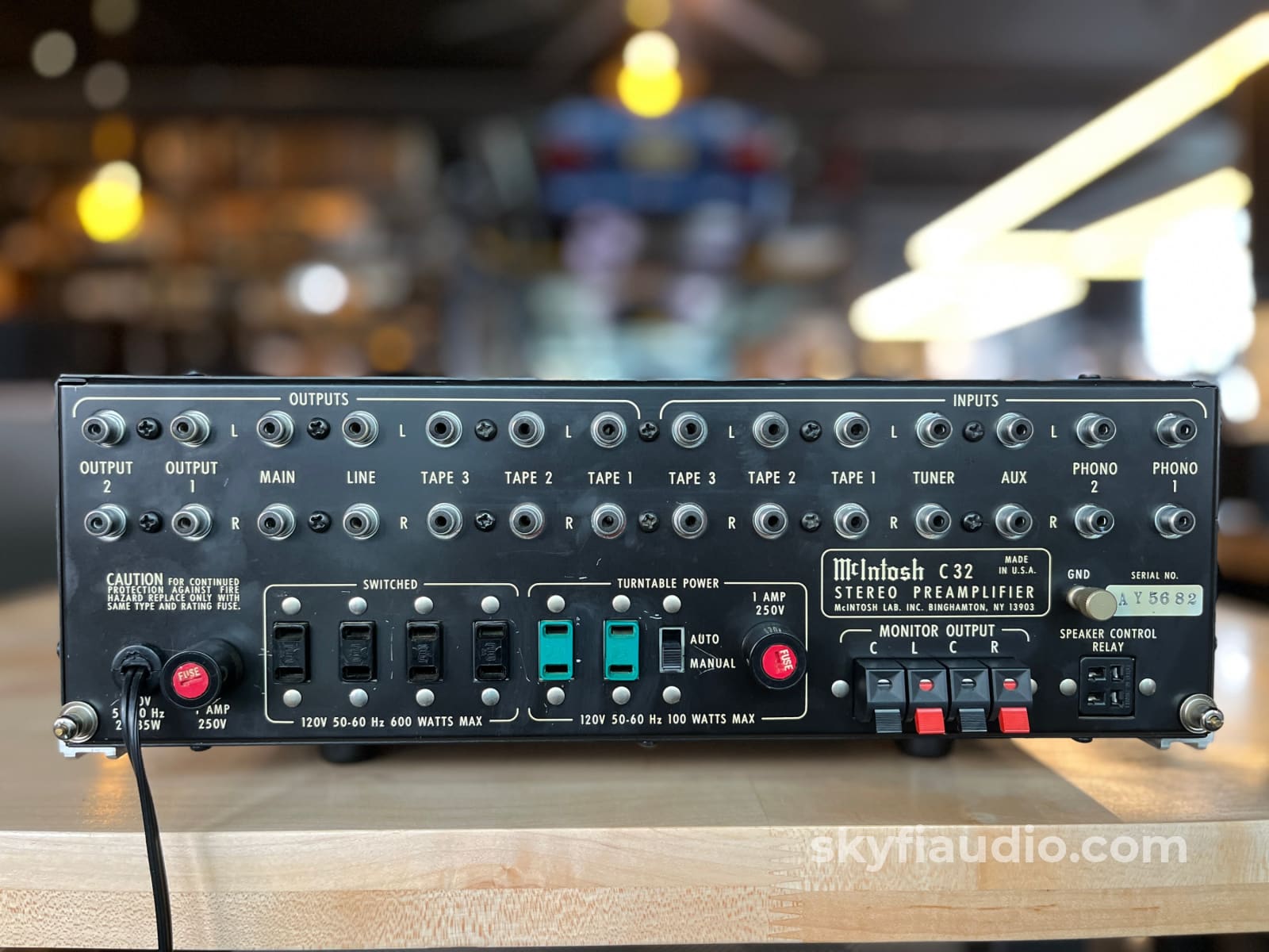 McIntosh C32 Vintage Preamp- SkyFi Overhauled Preamplifier