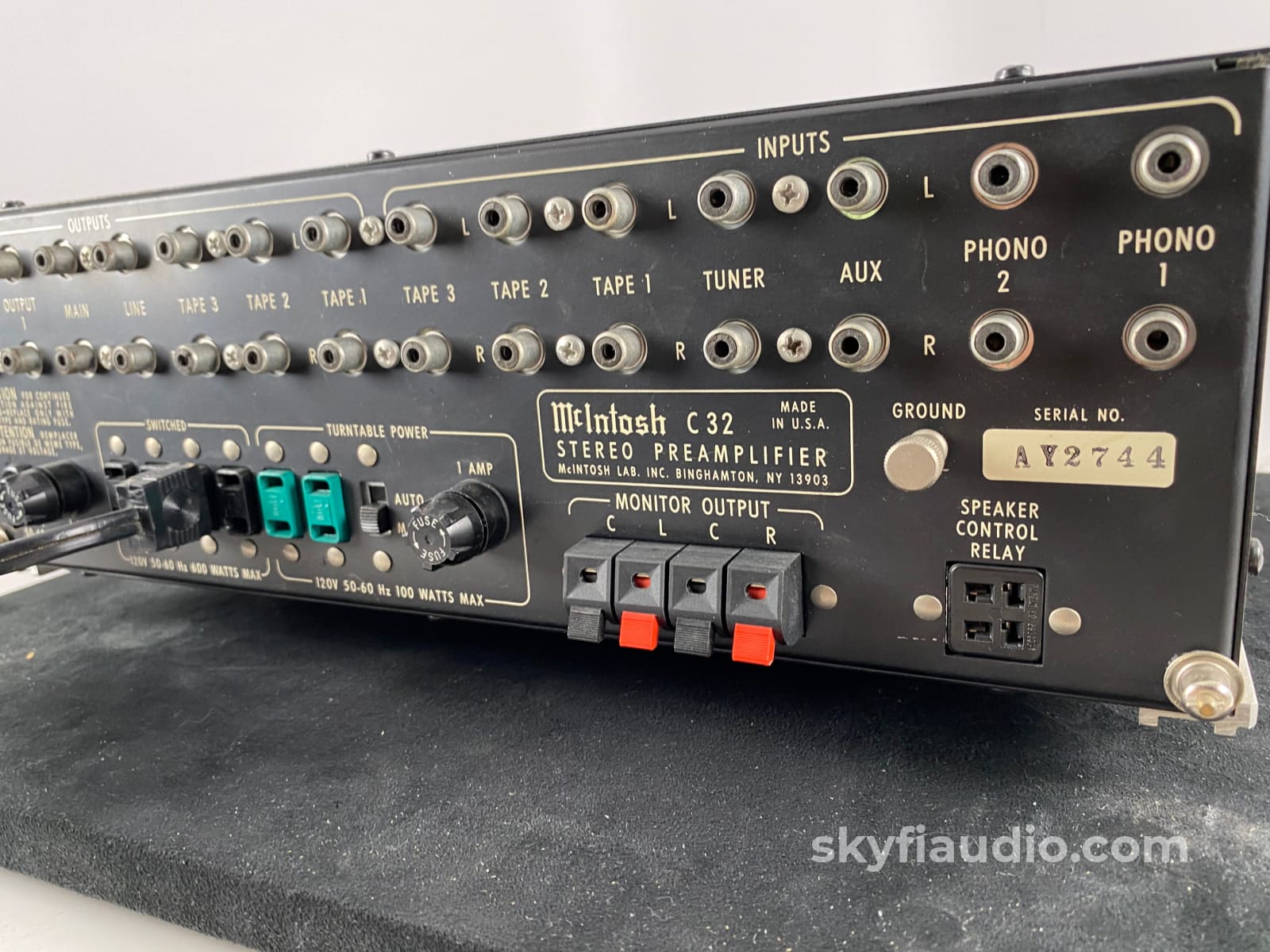 Mcintosh C32 Vintage Preamplifier With Phono