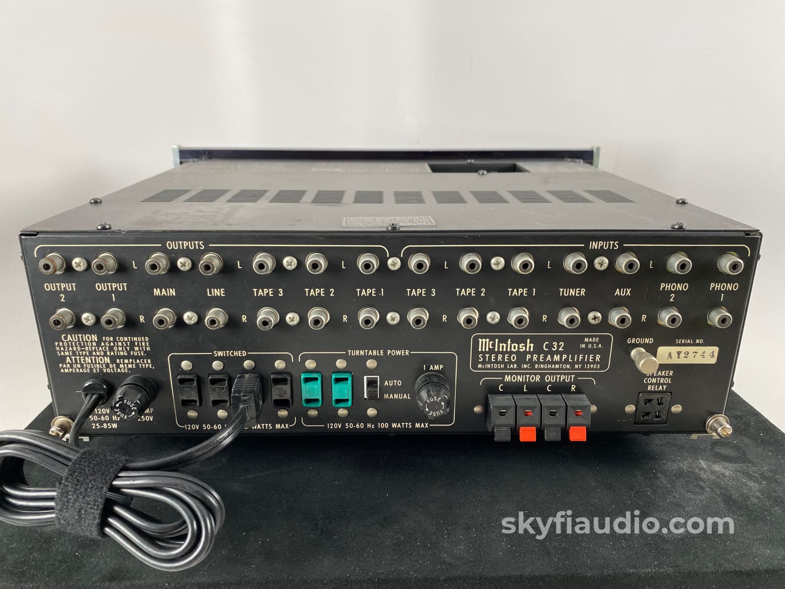 Mcintosh C32 Vintage Preamplifier With Phono