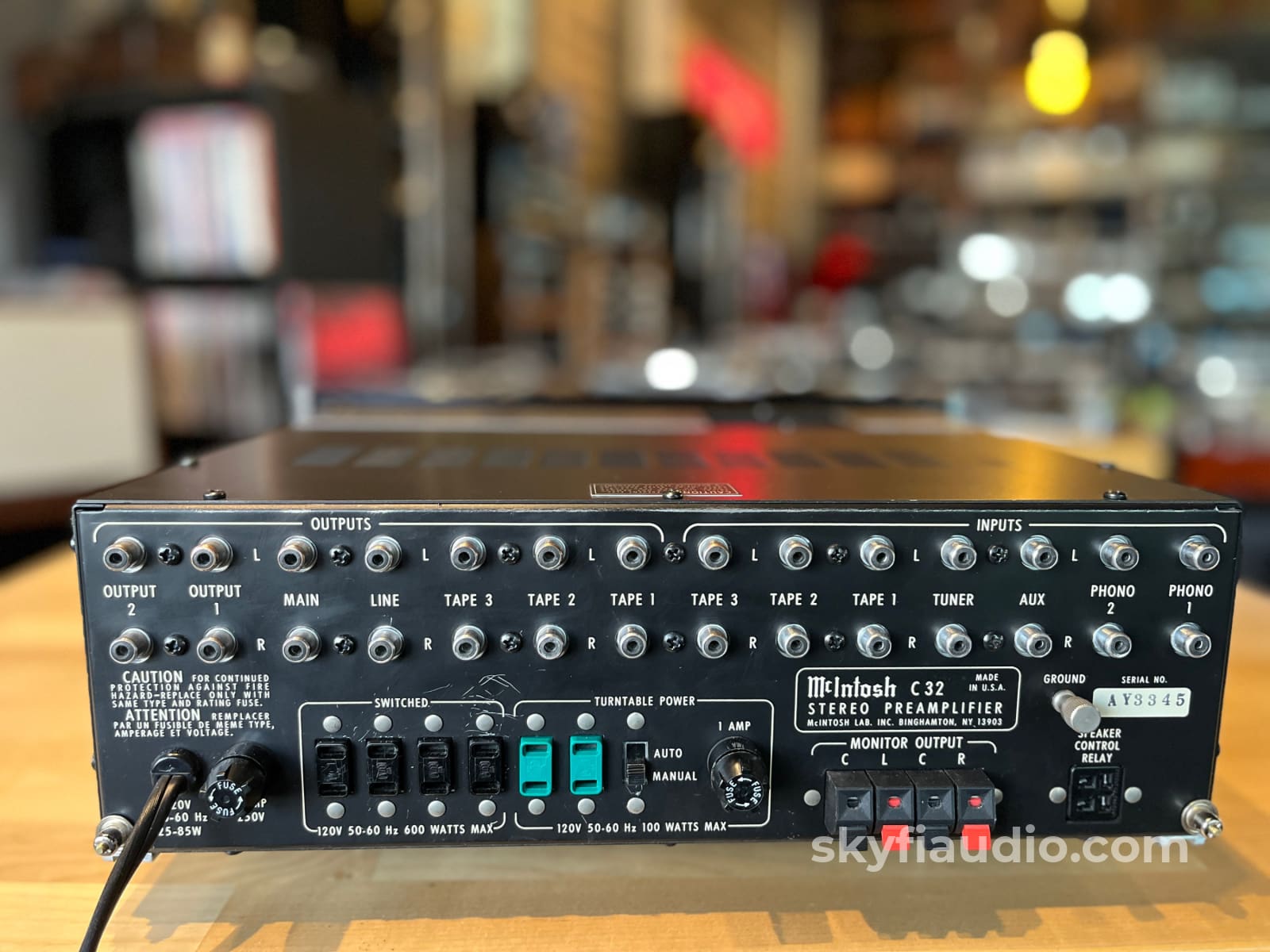 McIntosh C32 Vintage Solid State Preamplifier - SkyFi Overhauled Preamplifier