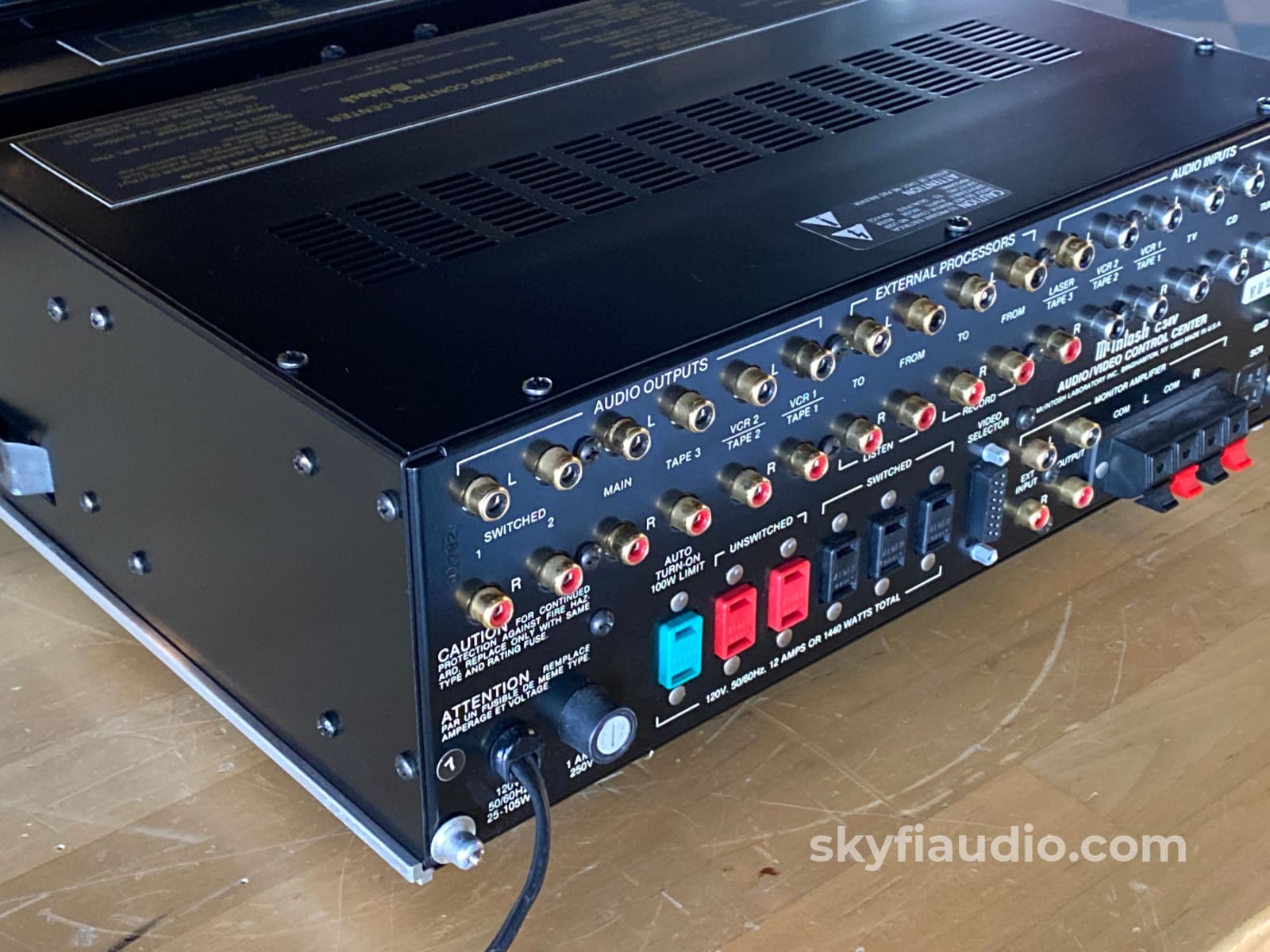 Mcintosh C34V Vintage Preamp With Front Eq Controls And Phono Preamplifier