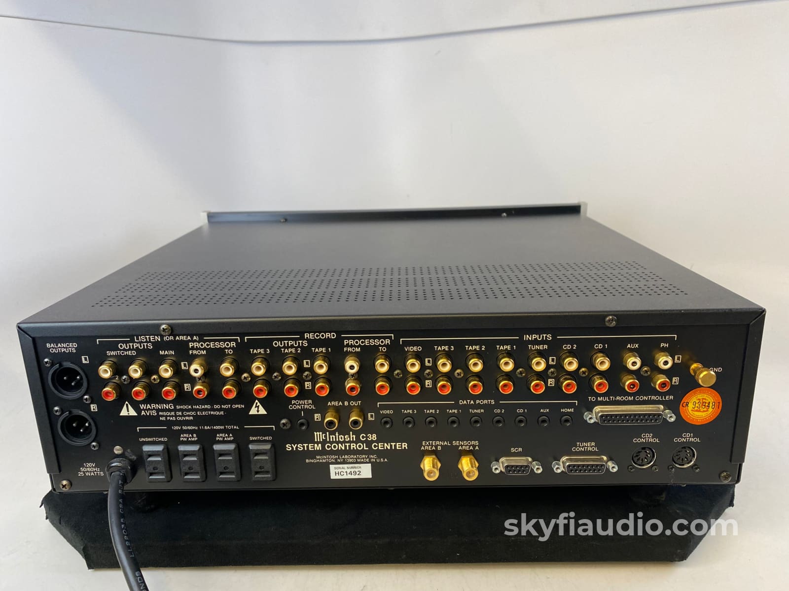 Mcintosh C38 Preamplifier - Full Featured Including Phono Stage