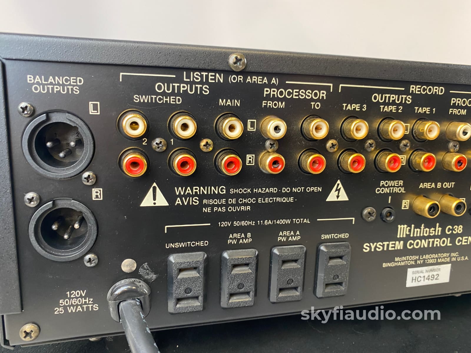 Mcintosh C38 Preamplifier - Full Featured Including Phono Stage