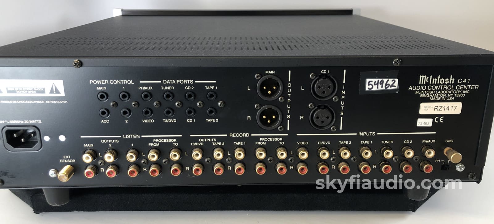 Mcintosh C41 Analog Preamp With Phono Input - Survivor Condition Complete Set Preamplifier