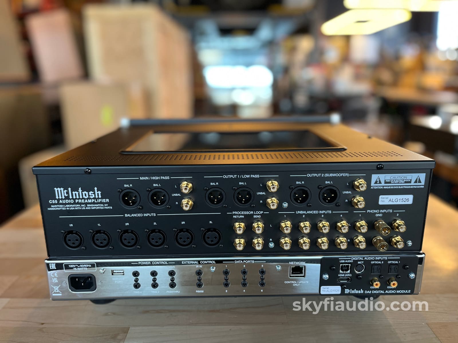 McIntosh C55 Solid State Preamplifier - Pre-loved CD + Digital