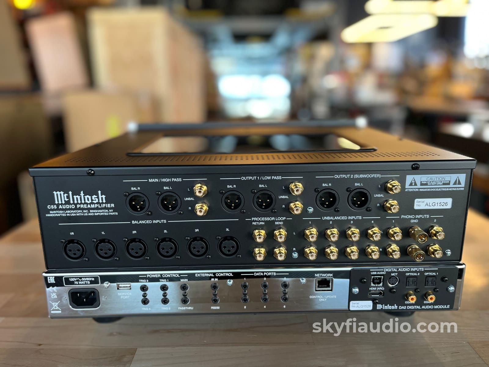 McIntosh C55 Solid State Preamplifier - Pre-loved CD + Digital