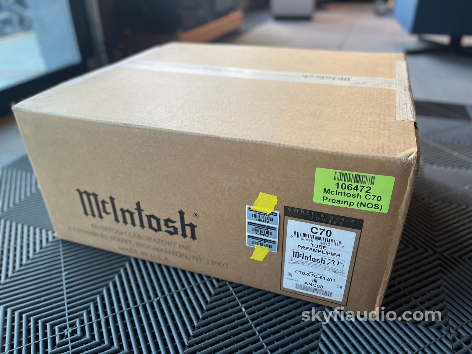 McIntosh C70 Limited Edition Tube Preamp - Factory Sealed New Old Stock Preamplifier