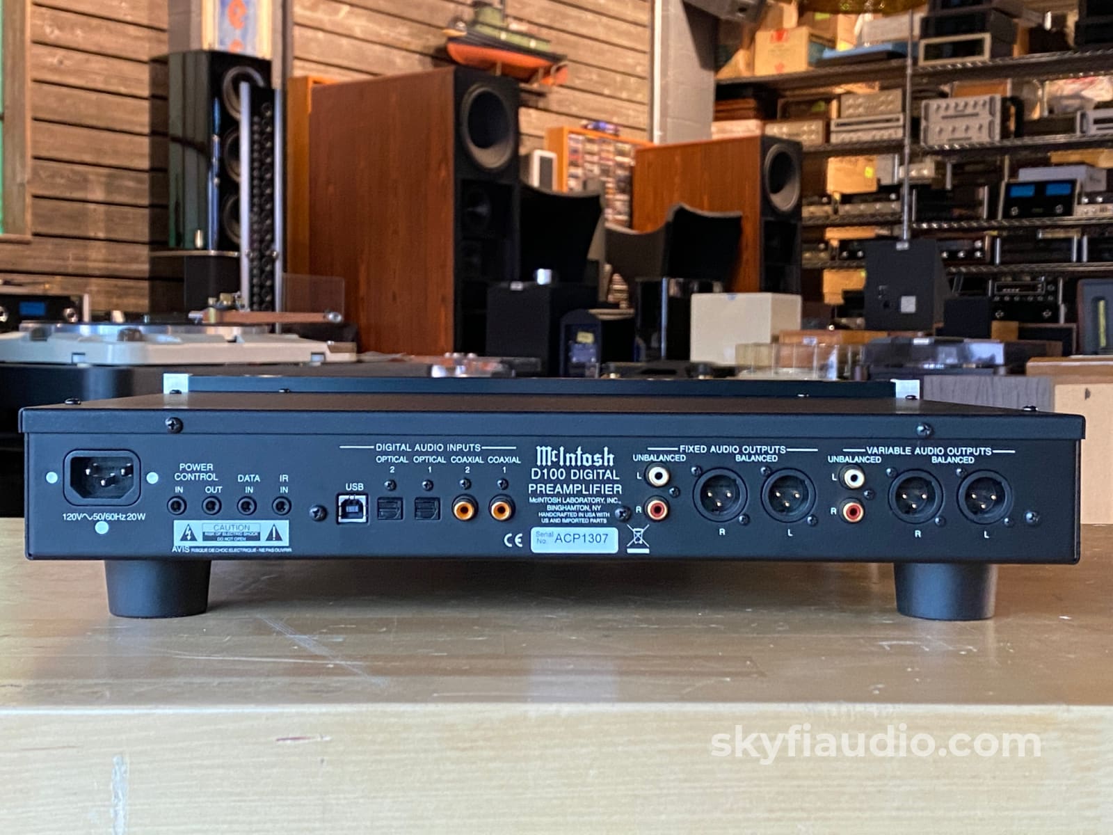 Mcintosh D100 Digital Preamplifier And Dac Cd +