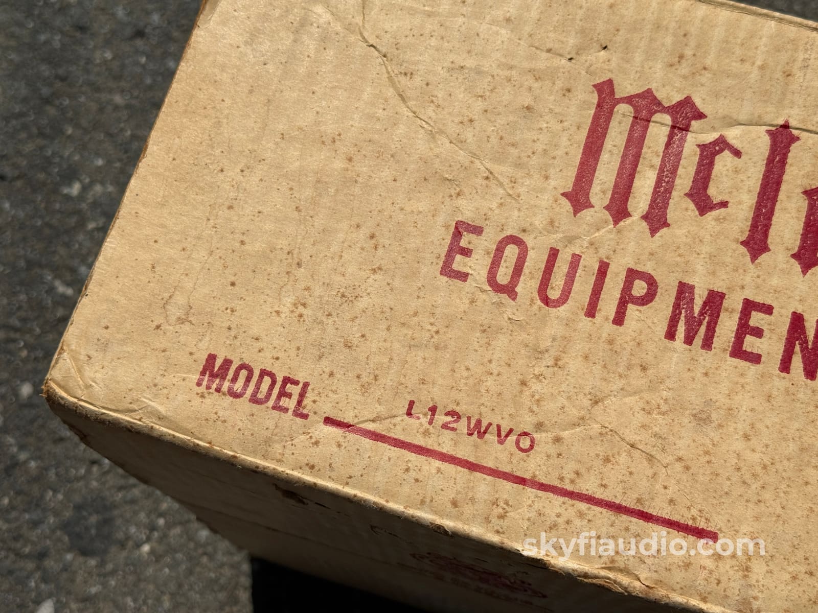 McIntosh L12 Wood Veneer Cabinet - Slant Feet w/ 10’’ or 12’’ Adjustable Panlocs - Super Clean W/Box Accessory