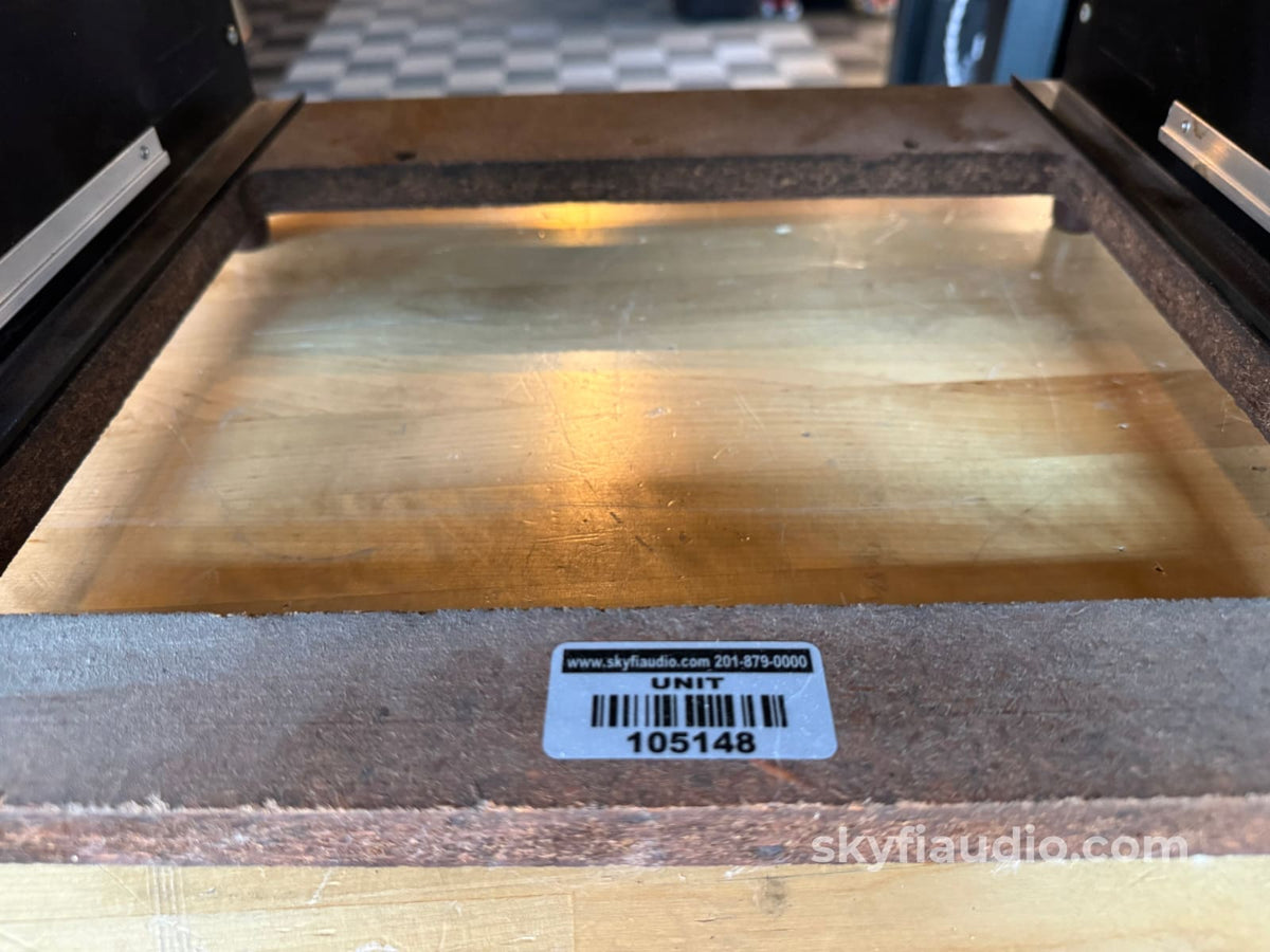 Mcintosh L52 Style Wood Cabinet For Deep Components W/13.5’ Panlocs Accessory