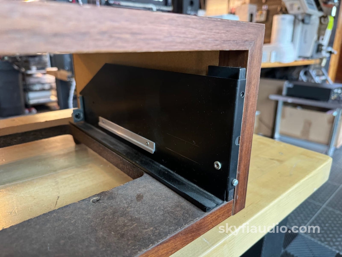 Mcintosh L52 Style Wood Cabinet For Deep Components W/13.5’ Panlocs Accessory