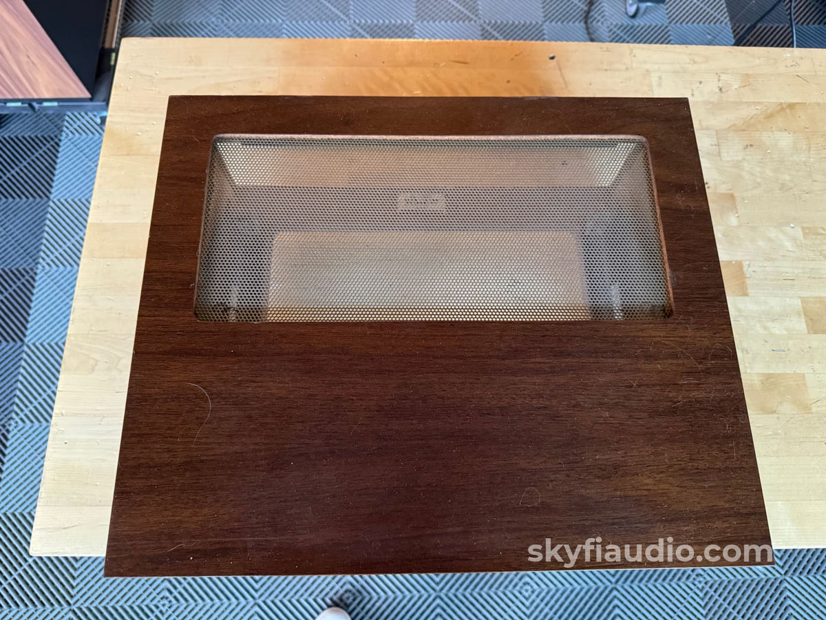 Mcintosh L52 Style Wood Cabinet For Deep Components W/13.5’ Panlocs Accessory