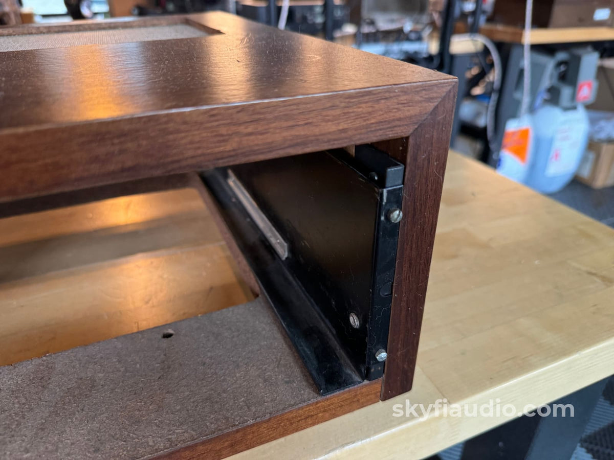 Mcintosh L52 Style Wood Cabinet For Deep Components W/13.5’ Panlocs Accessory