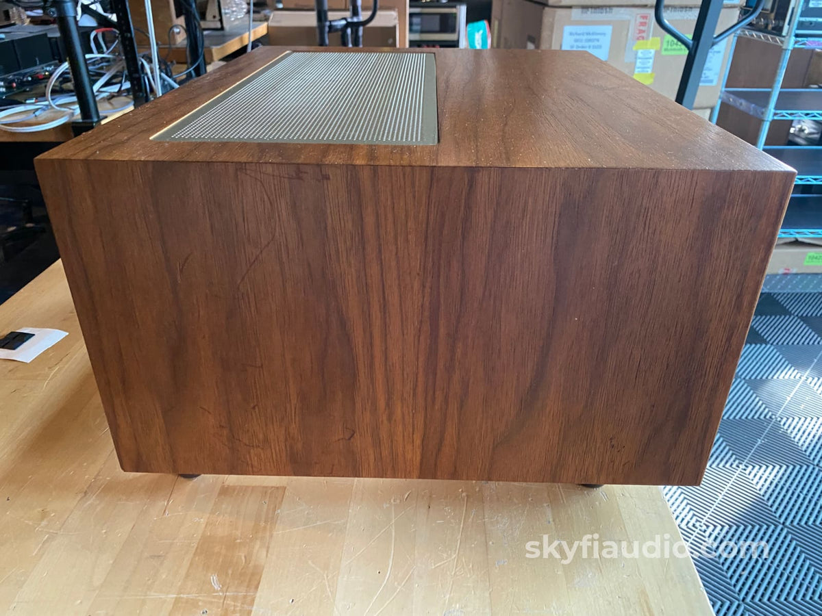 Mcintosh L74 Walnut Cabinet - Super Rare Fits C39 Cr12 Mx130 And Mx132 Accessory