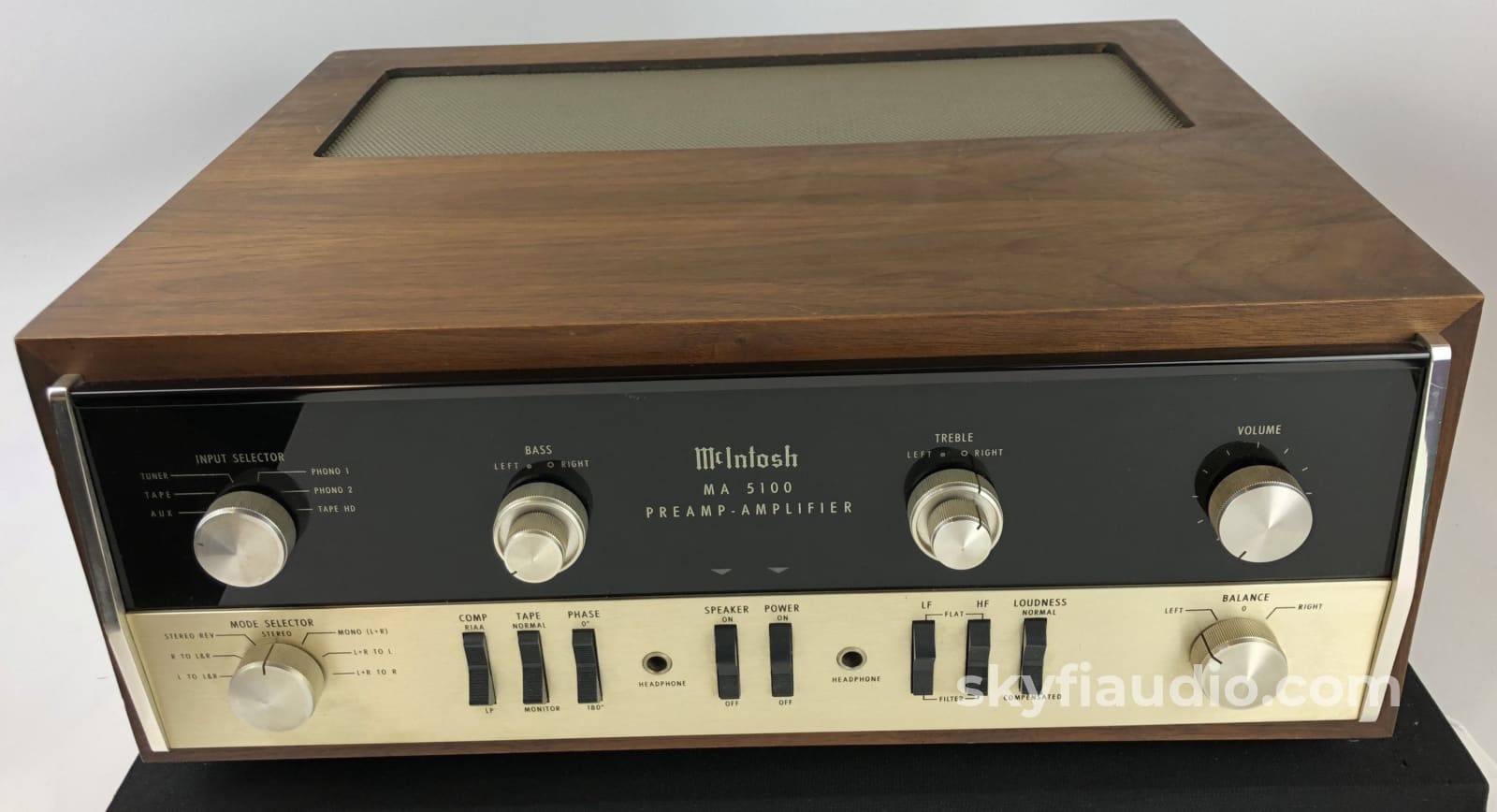 Mcintosh Ma-5100 Integrated Amplifier With Dual Phono Inputs And Case