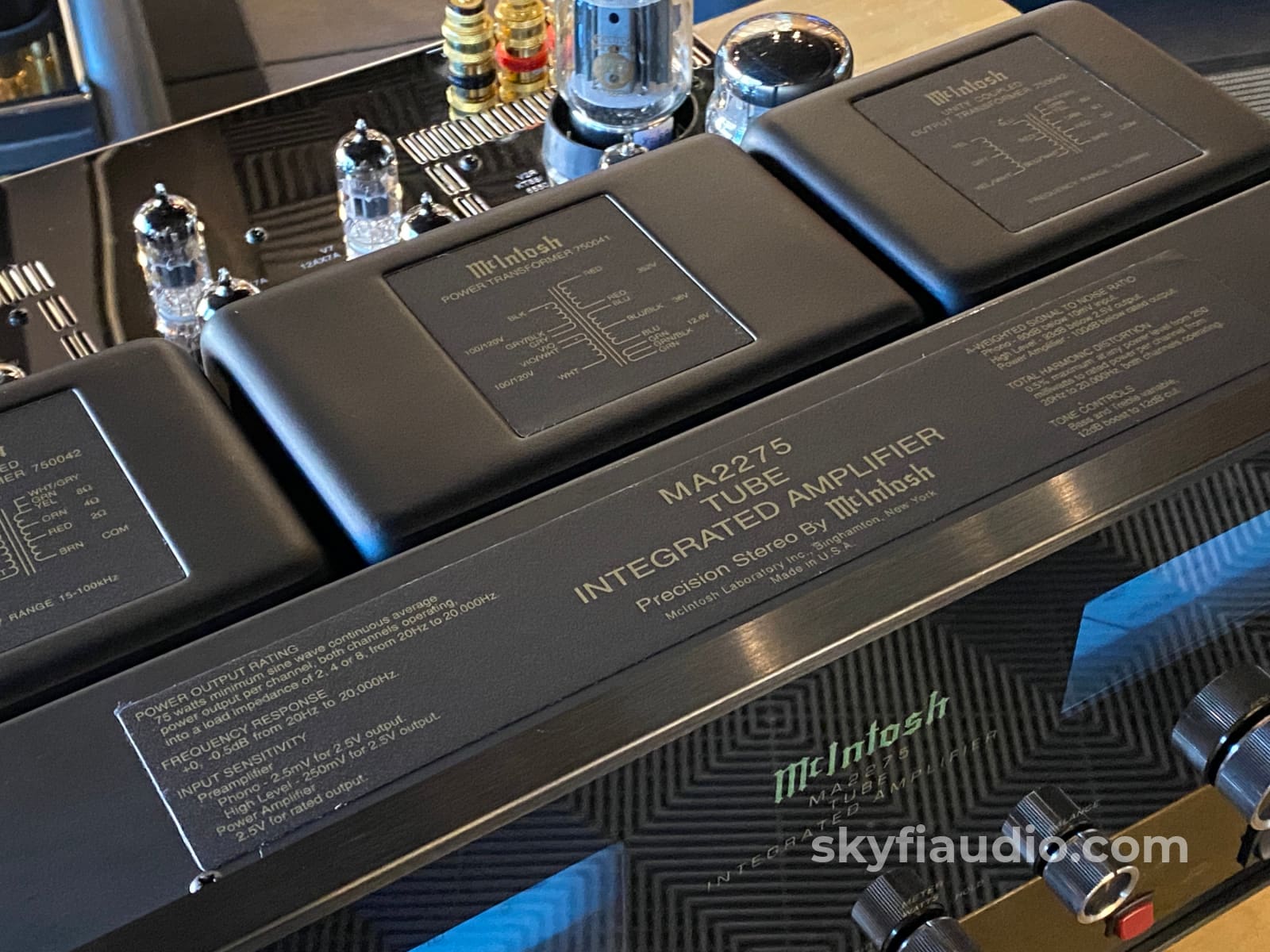 Mcintosh Ma2275 All Tube Integrated Amplifier Super Rare!