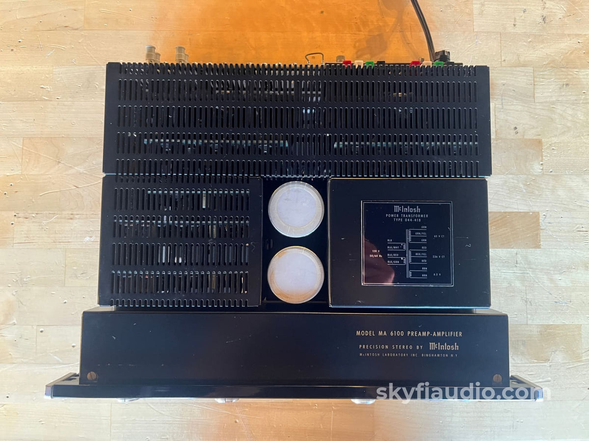 Mcintosh Ma-6100 Integrated Amplifier W/ Original Box -Serviced