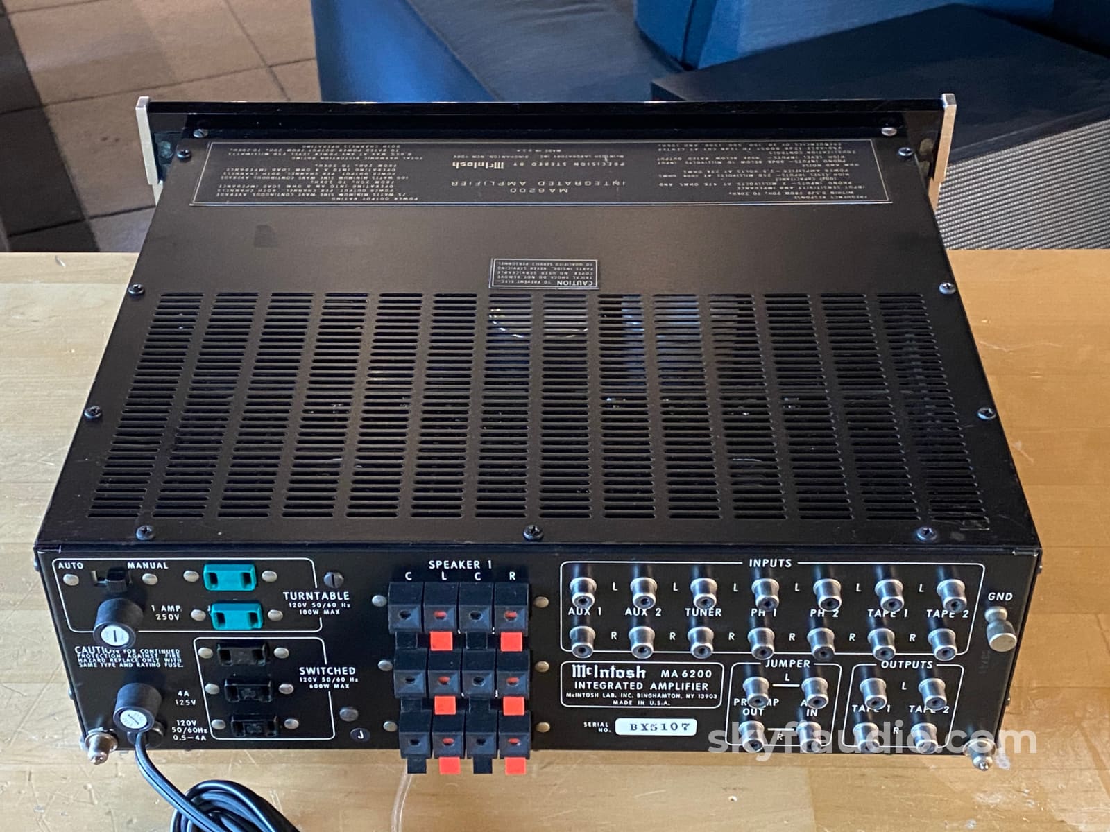 Mcintosh Ma6200 Vintage Integrated Amplifier - Serviced Integrated Amplifier