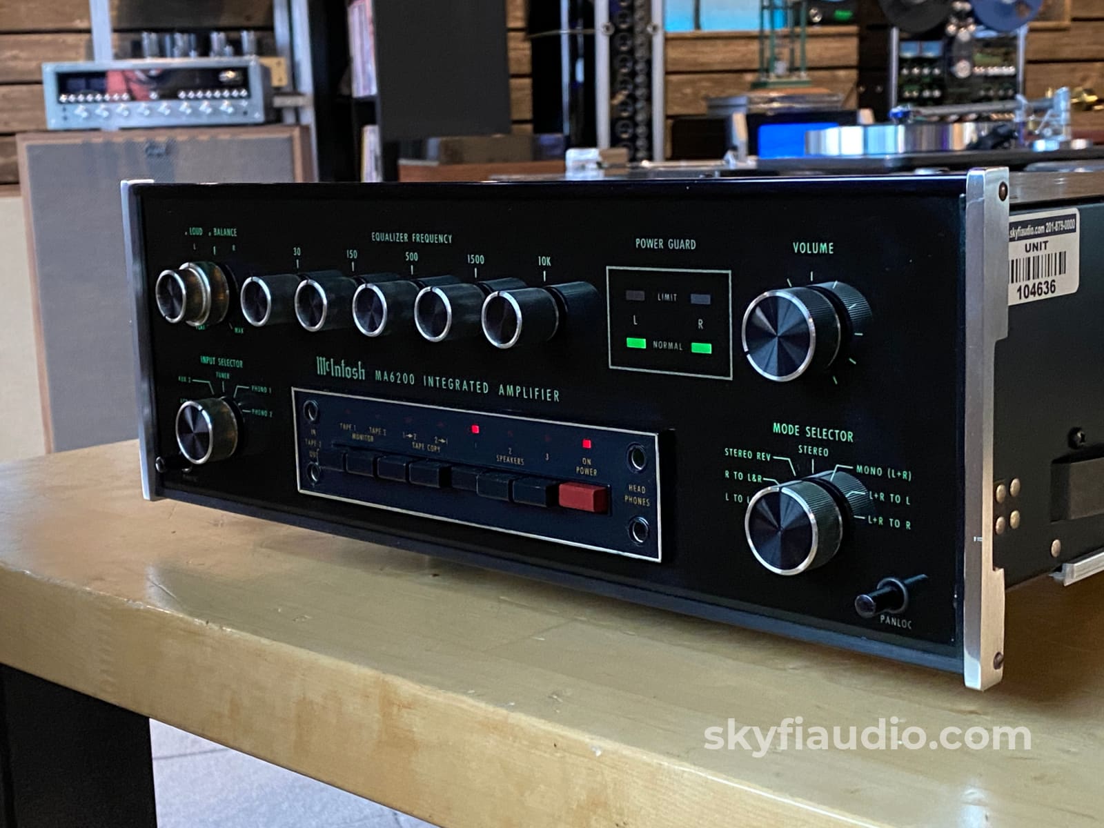 Mcintosh Ma6200 Vintage Integrated Amplifier - Serviced Integrated Amplifier