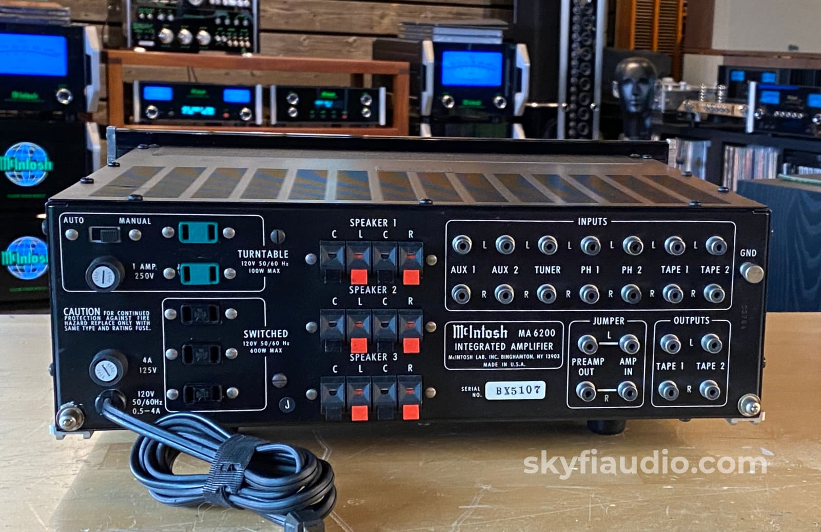 Mcintosh Ma6200 Vintage Integrated Amplifier - Serviced Integrated Amplifier