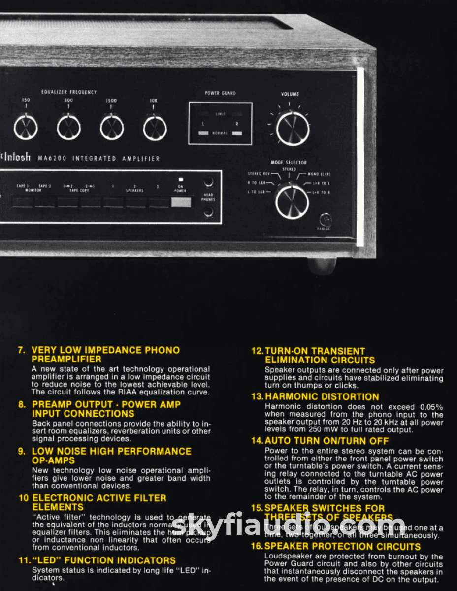 Mcintosh Ma6200 Vintage Integrated Amplifier